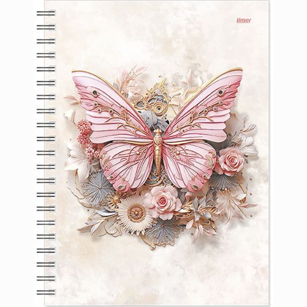 Mokslo knyga SPIRAL ROSE BUTTERFLY
