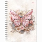 Mokslo knyga SPIRAL ROSE BUTTERFLY
