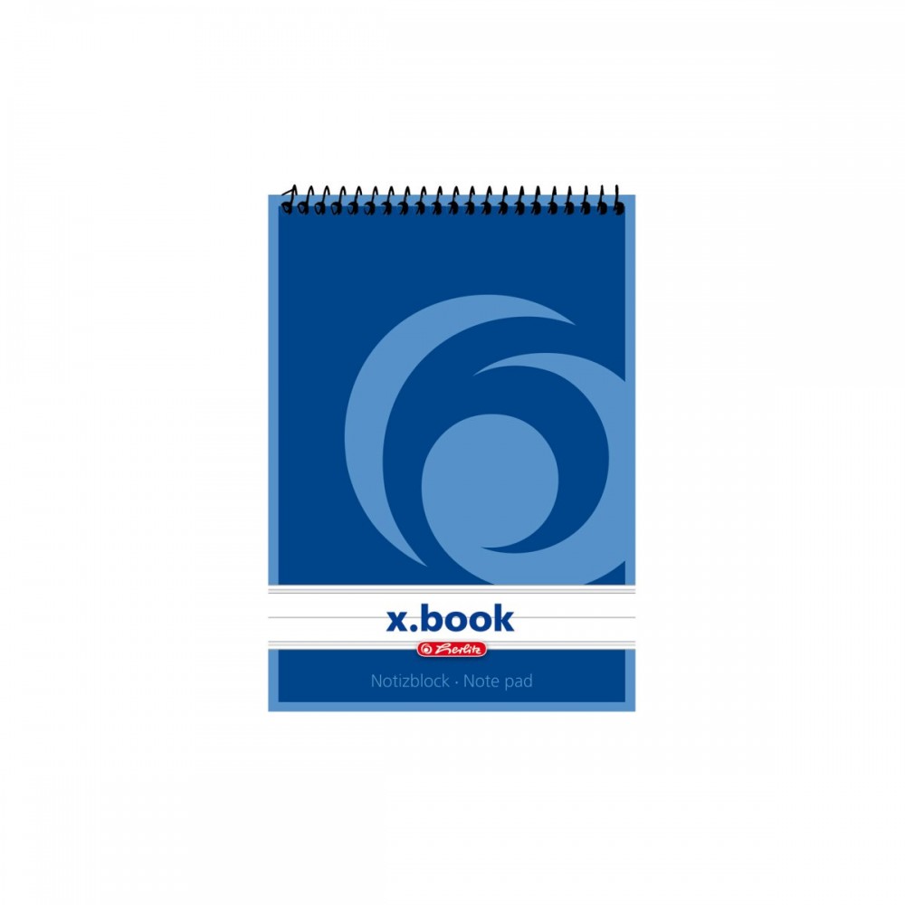 Bloknotas su spirale A6 50l linija 00110619 HERLITZ/10