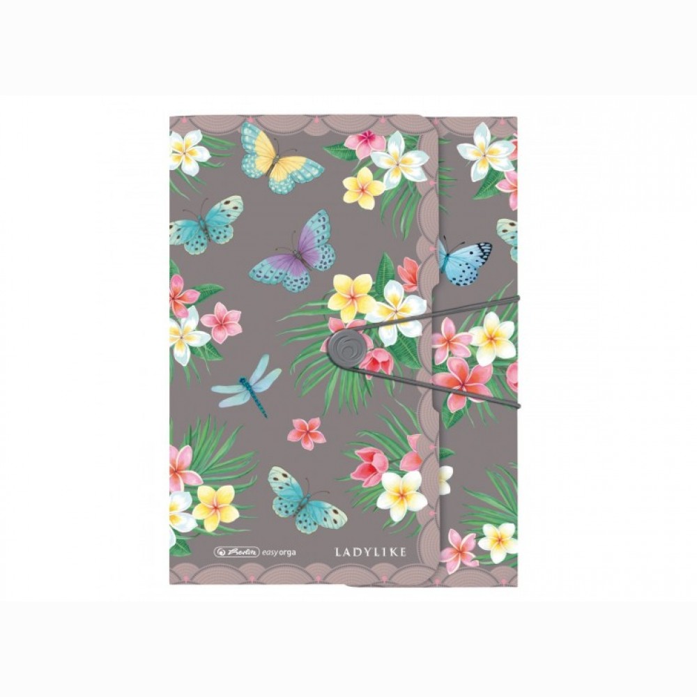 Aplankas su guma A4 Butterfly 50044009 HERLITZ
