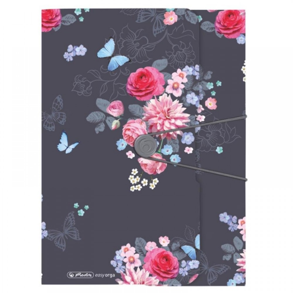 Aplankas su guma A4 FLOWERS 50021598 HERLITZ/3