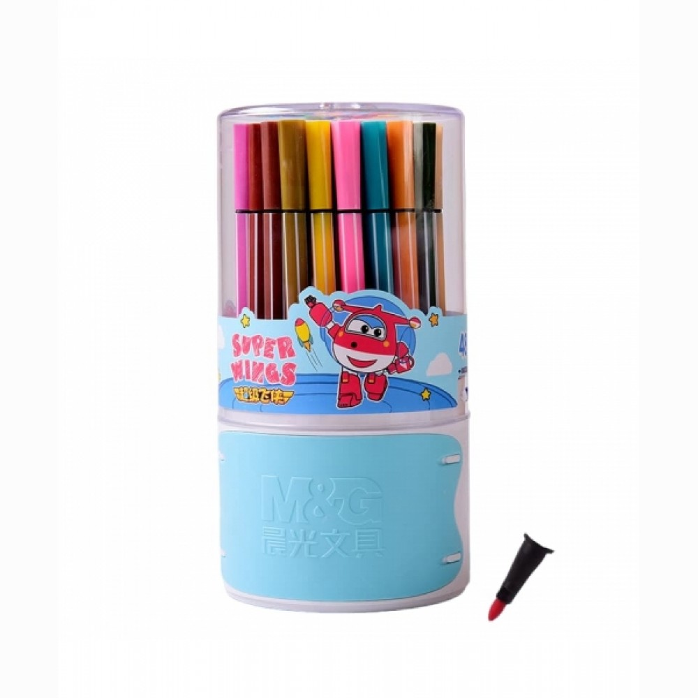 Flomasteris M&G Super Wings 48vnt.