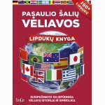 Pasaulio šalių vėliavos. Lipdukų knyga
