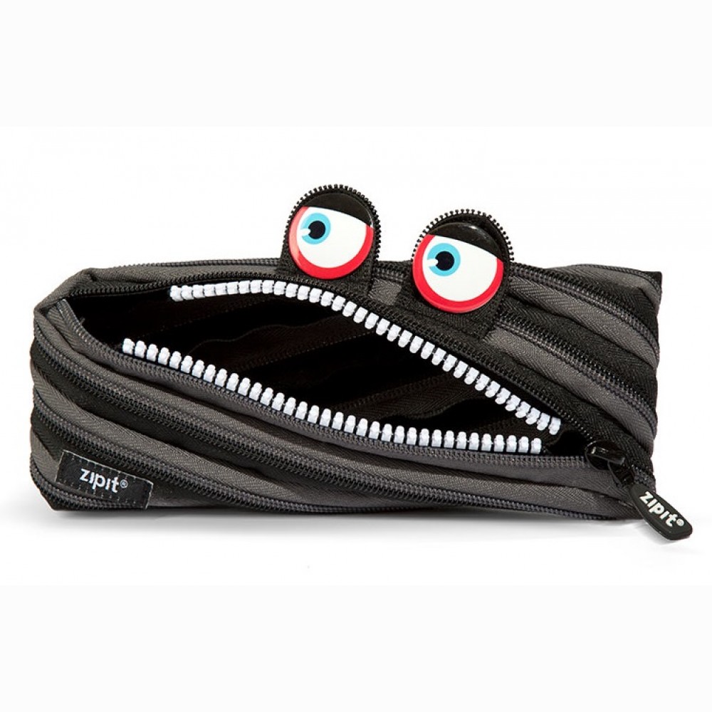 Penalas-pieštukinė ZIPIT Wildlings Pouch, ZTM-WD-BG, Juoda