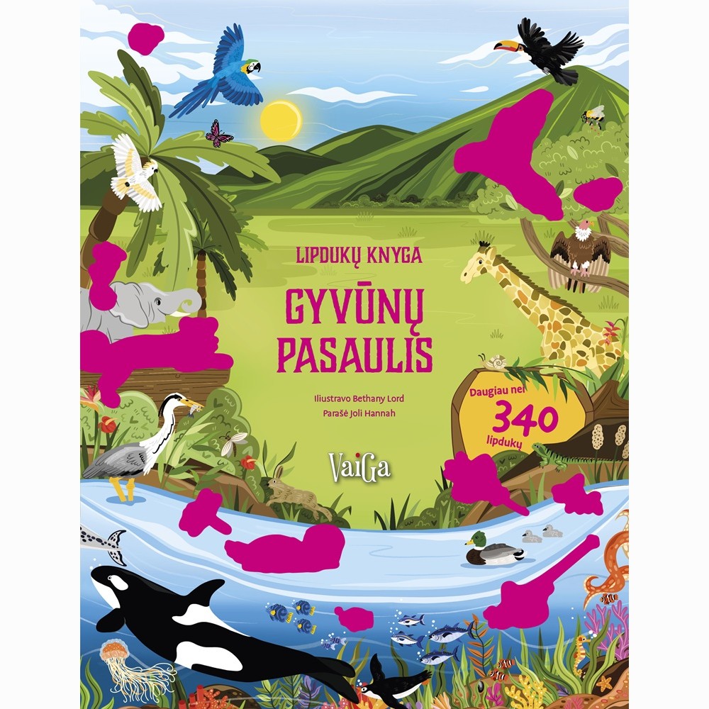 Lipdukų knyga. Gyvūnų pasaulis