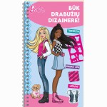 Barbė. Būk drabužių dizainere! Užduotėlės su lipdukais