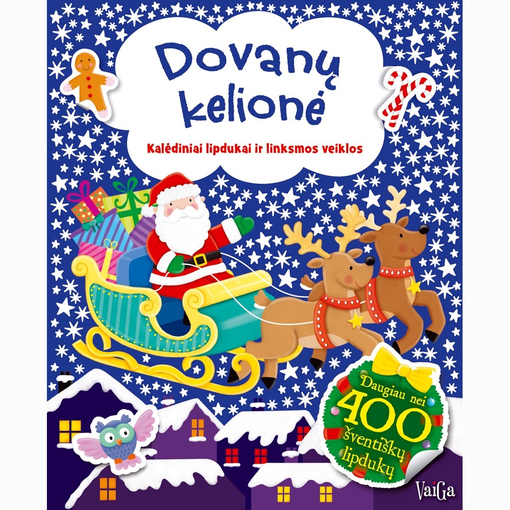 Dovanų kelionė. Kalėdiniai lipdukai ir linksmos veiklos