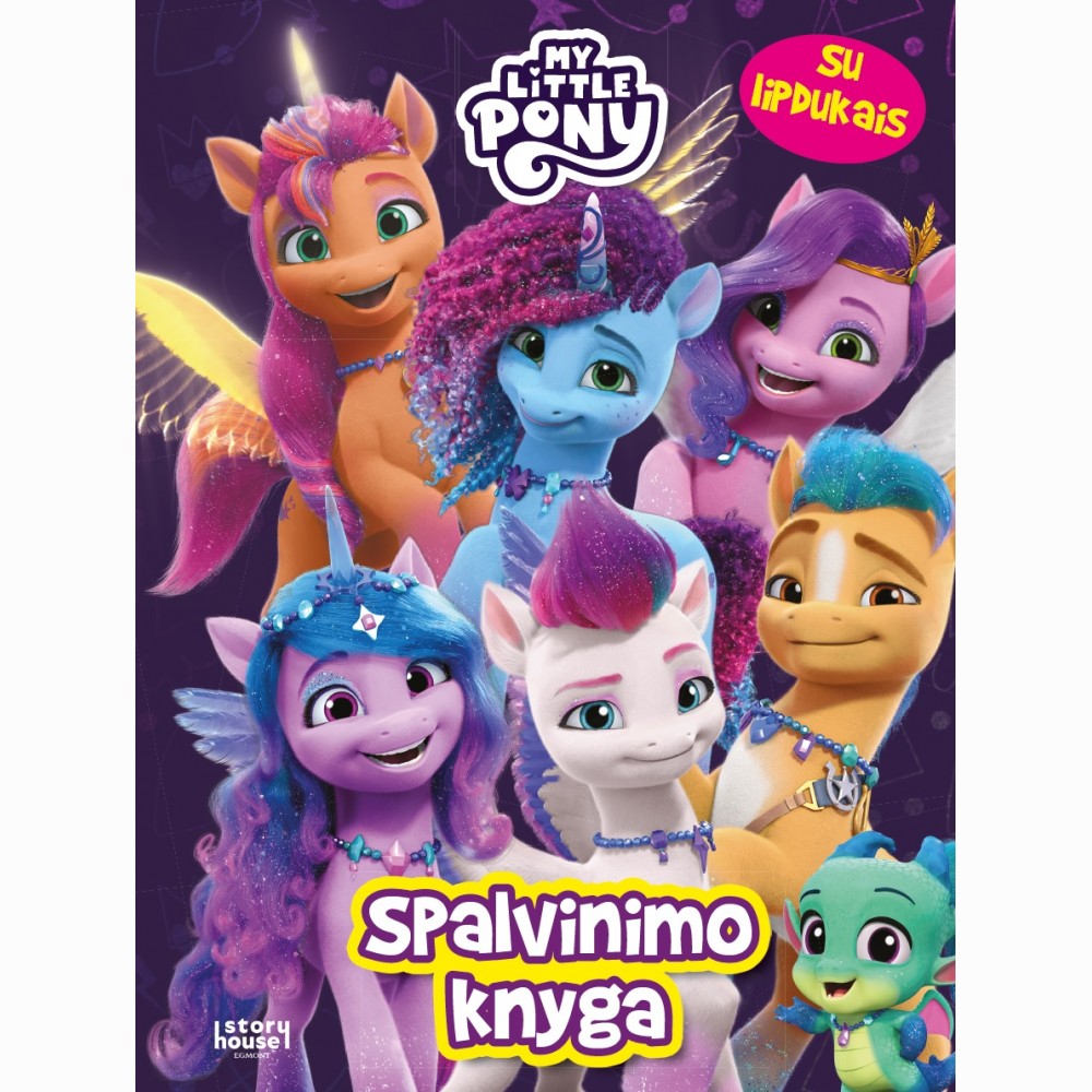 My Little Pony. Spalvinimo knyga su lipdukais