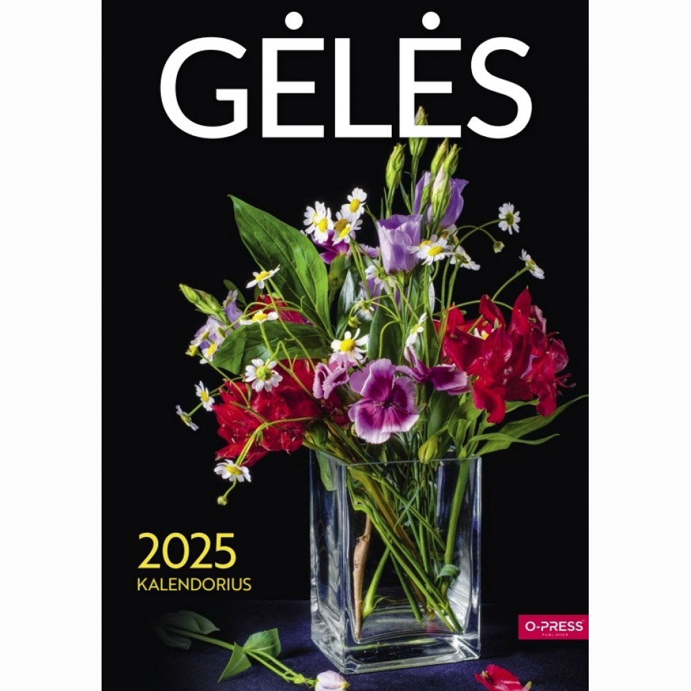 Kal. 2025 Gėlės A4 O-press