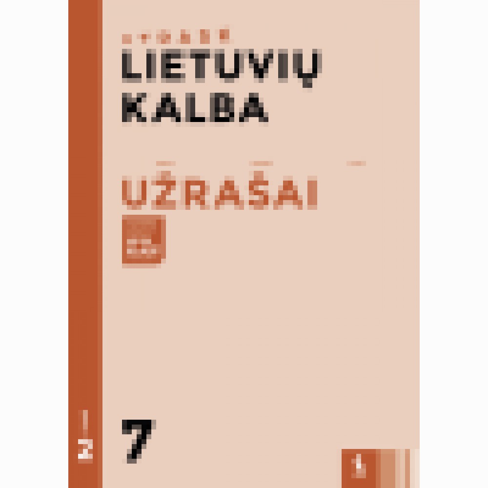 Lietuvių kalba. Užrašai 7 klasei, 2 dalis (ATRASK)