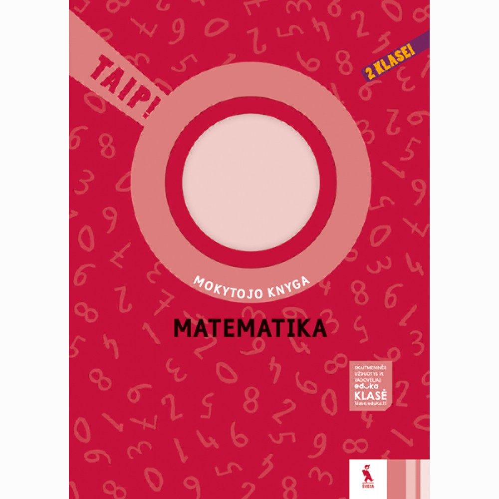 Matematika. Mokytojo knyga 2 klasei (TAIP!)