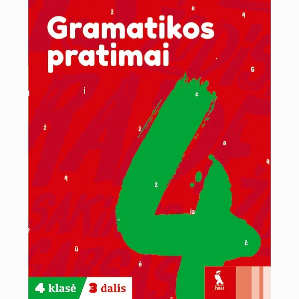 Lietuvių kalbos gramatikos pratimai 4 klasei, 3 dalis