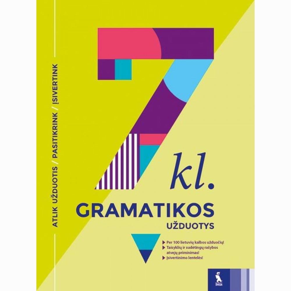 Lietuvių kalbos gramatikos užduotys 7 klasei