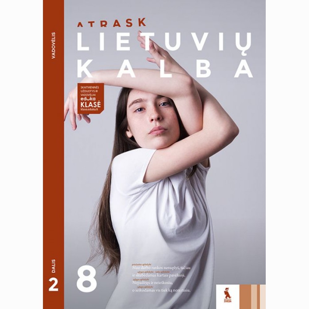 Lietuvių kalba. Vadovėlis 8 klasei, 2 dalis (ATRASK)