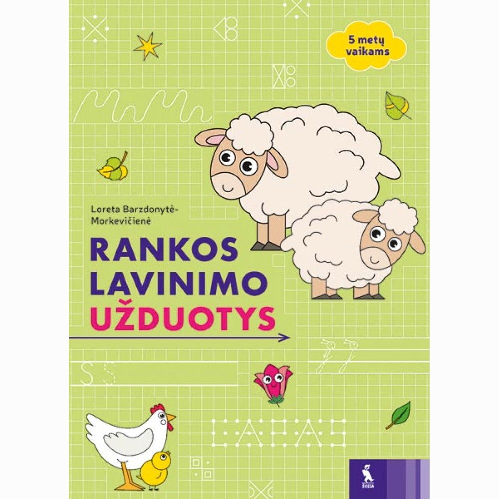 Rankos lavinimo užduotys 5 metų vaikams
