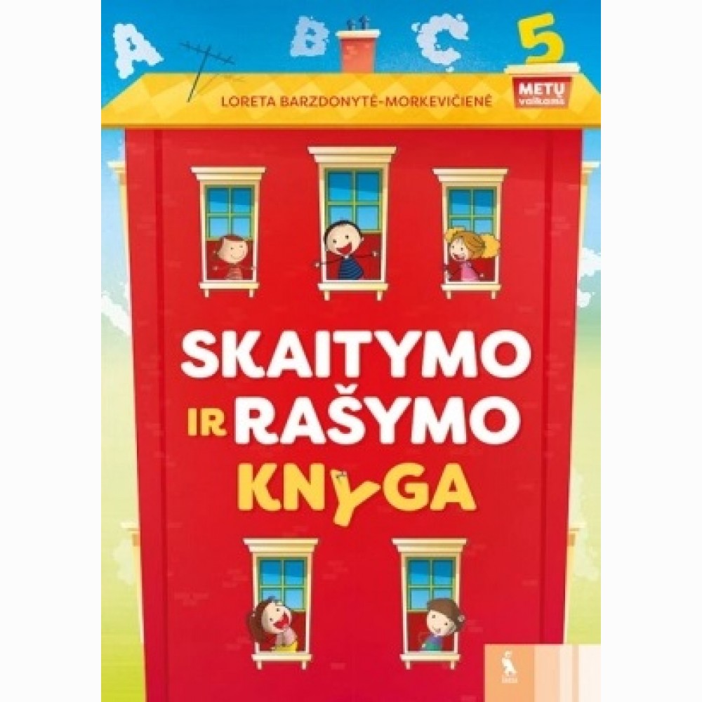 Skaitymo ir rašymo knyga 5 metų vaikams
