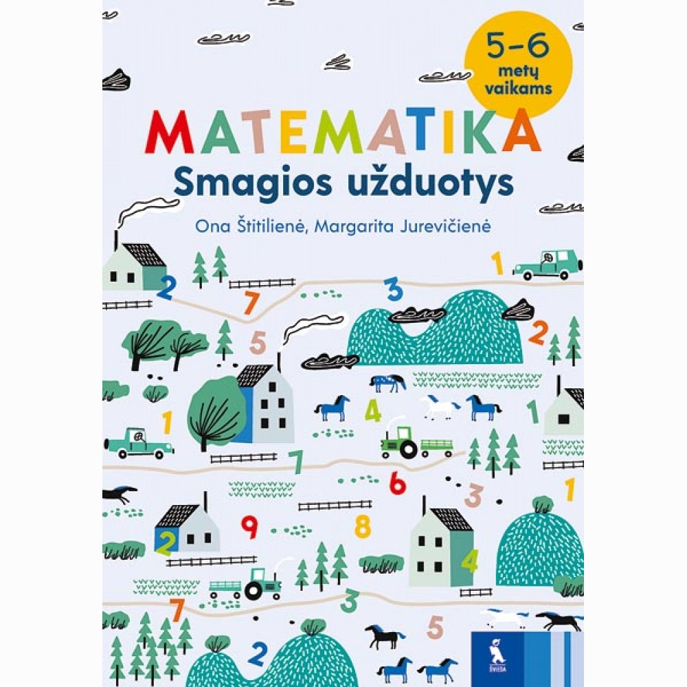 Smagios matematikos užduotys 5-6 metų vaikams