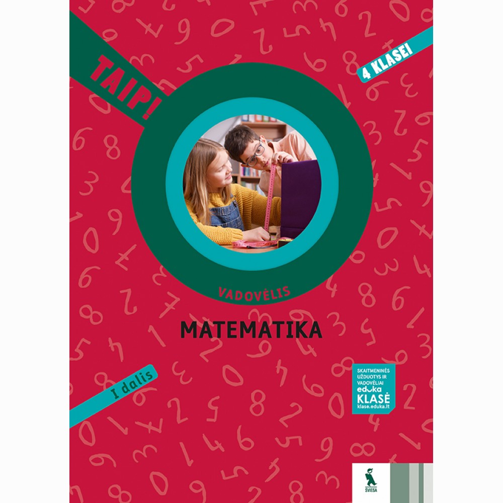 Matematika. Vadovėlis 4 klasei, 1 dalis (TAIP!)