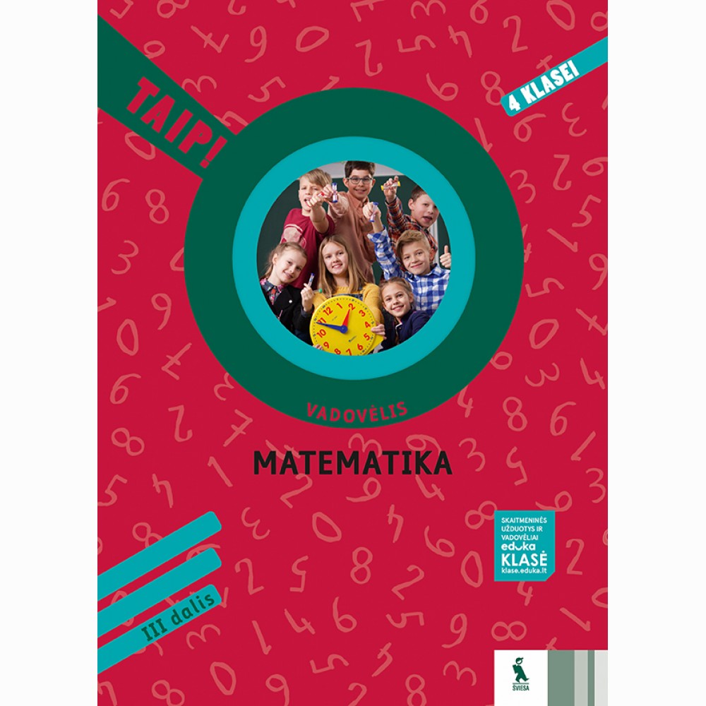 Matematika. Vadovėlis 4 klasei 3 dalis (TAIP!)