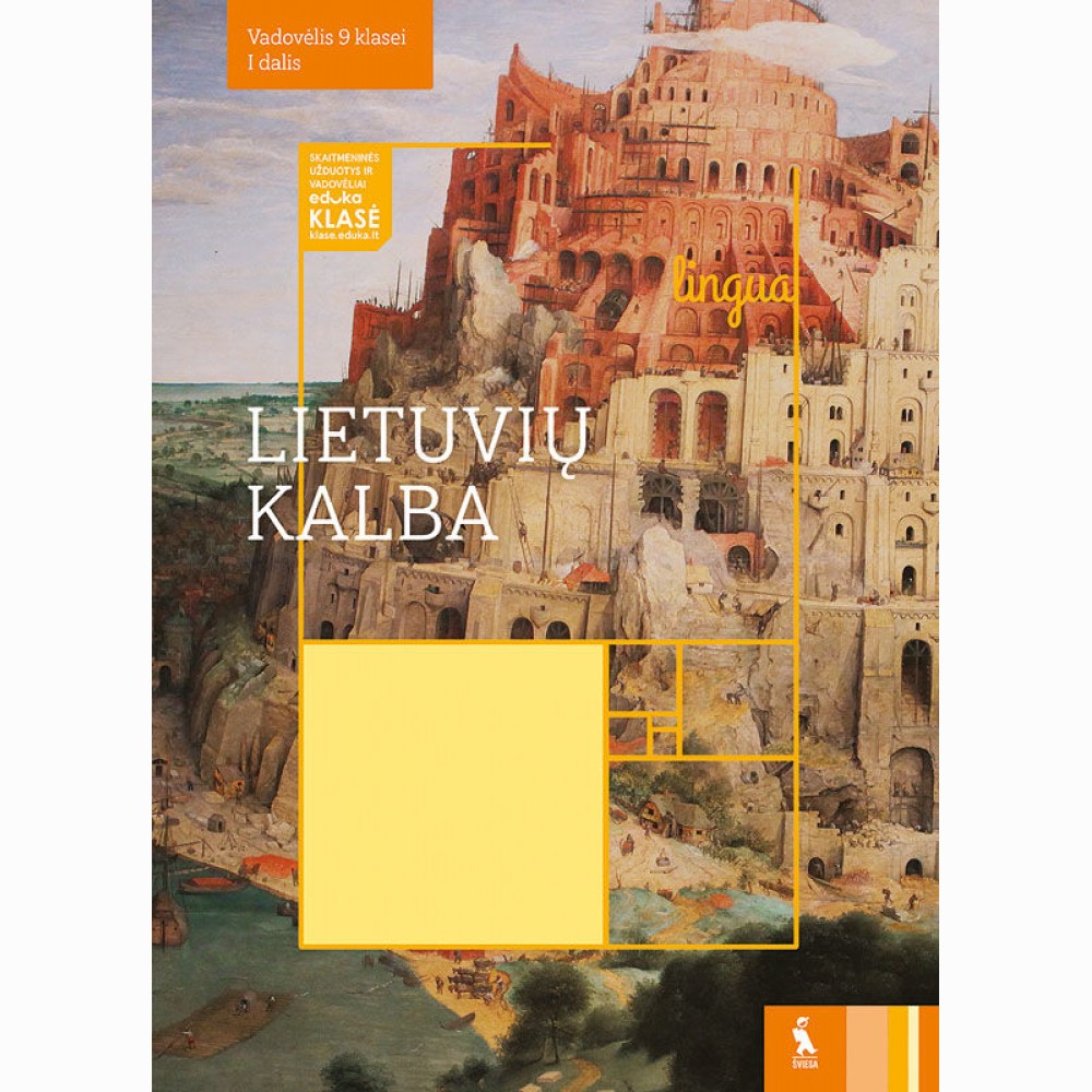 Lietuvių kalba. Vadovėlis 9 klasei, 1 dalis (LINGUA)