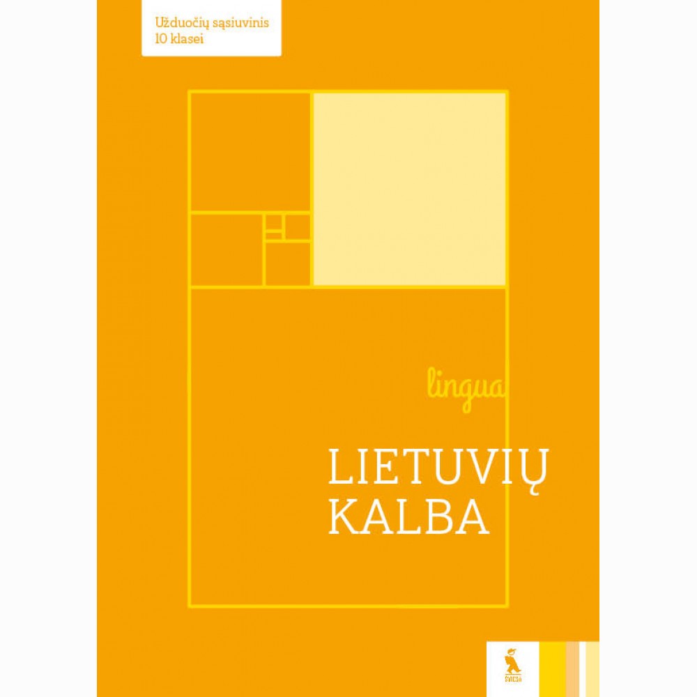 Lietuvių kalba. Užduočių sąsiuvinis 10 klasei (LINGUA)