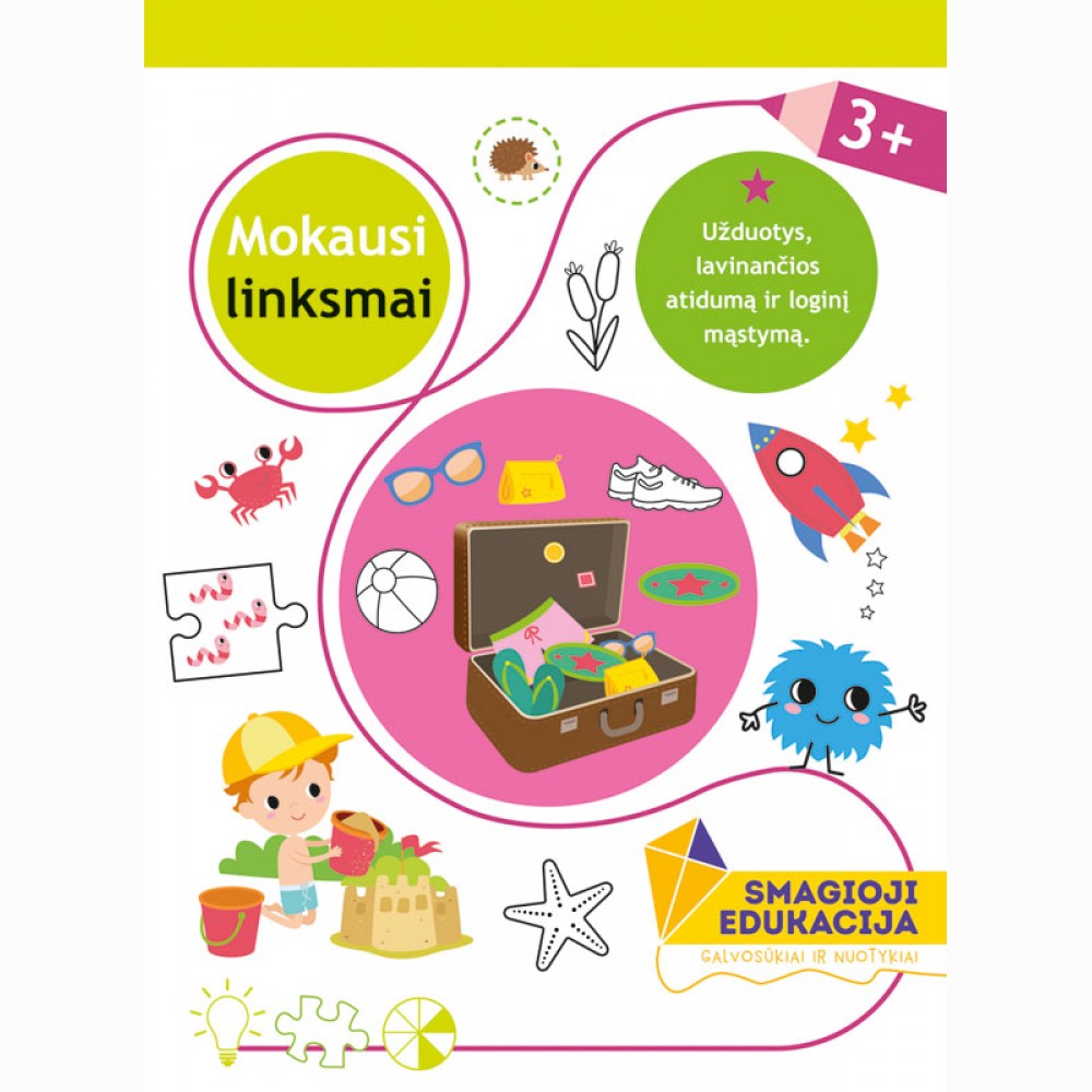 Mokausi linksmai. 3 metų vaikams