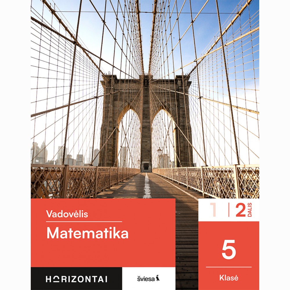 Matematika. Vadovėlis 5 klasei, 2 dalis, serija Horizontai