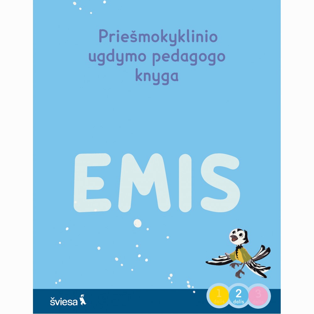 Emis. Žiemos džiaugsmai. Priešmokyklinio ugdymo pedagogo knyga, 2 dalis