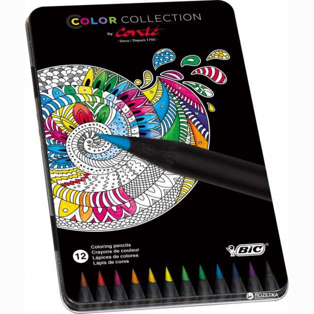 Spalvinimo pieštukai COLOR COLLEC PENCIL MBX12 (limited edition) 