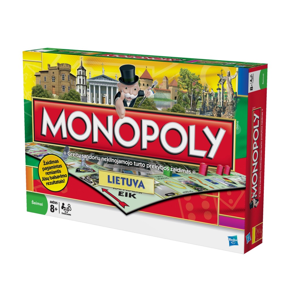 Žaidimas Monopolis: Lietuva, LT 