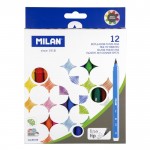 Flomasteriai 12 sp. MILAN  522.818 