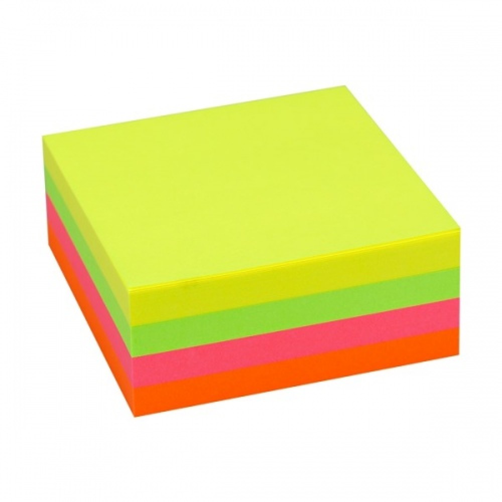 Lipnūs lapeliai 75x75,320l.,neon/Office Point OP557750062