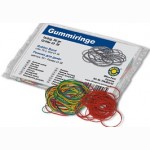 Gumytės 64mm 100g įv.spalvų Office Point