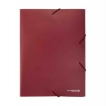 Aplankas su gumele A4 raudonas OFFICE POINT OP390000008
