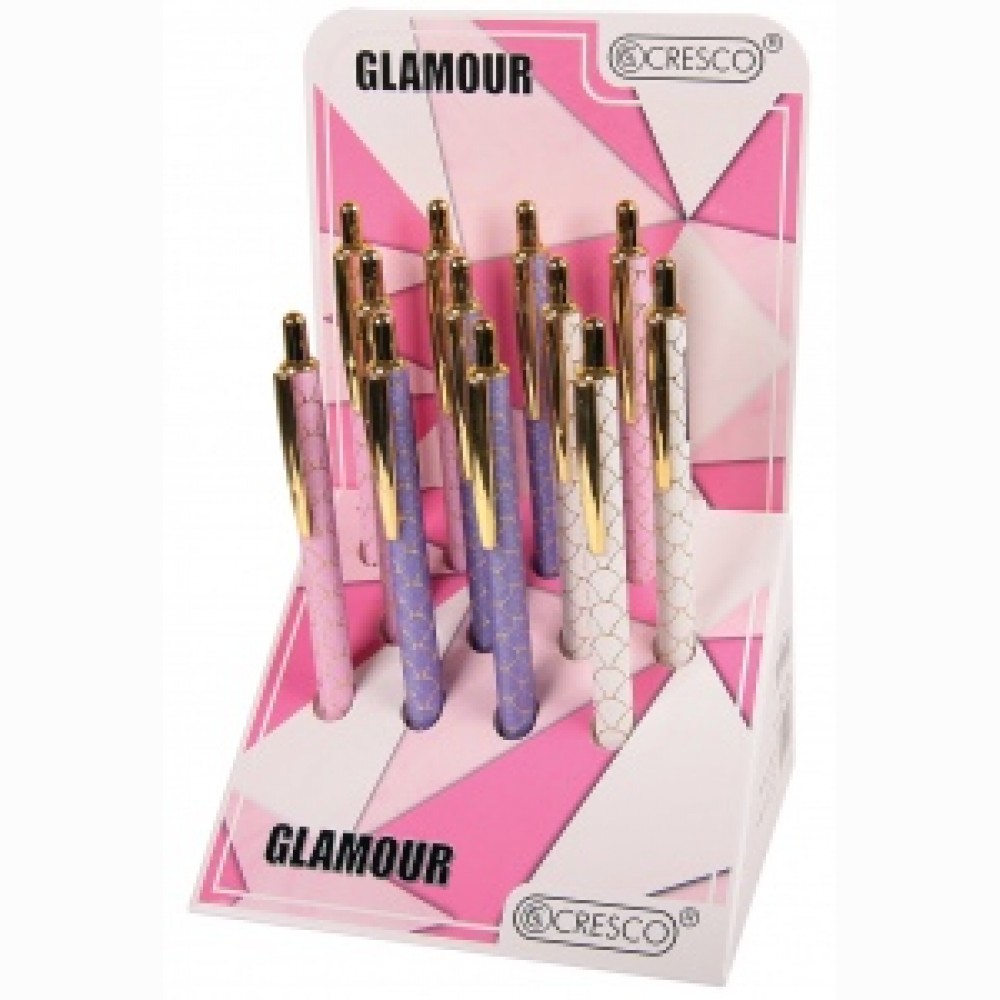 Tušinukas metalinis Cresco Glamour (displėjuje 12 vnt.)