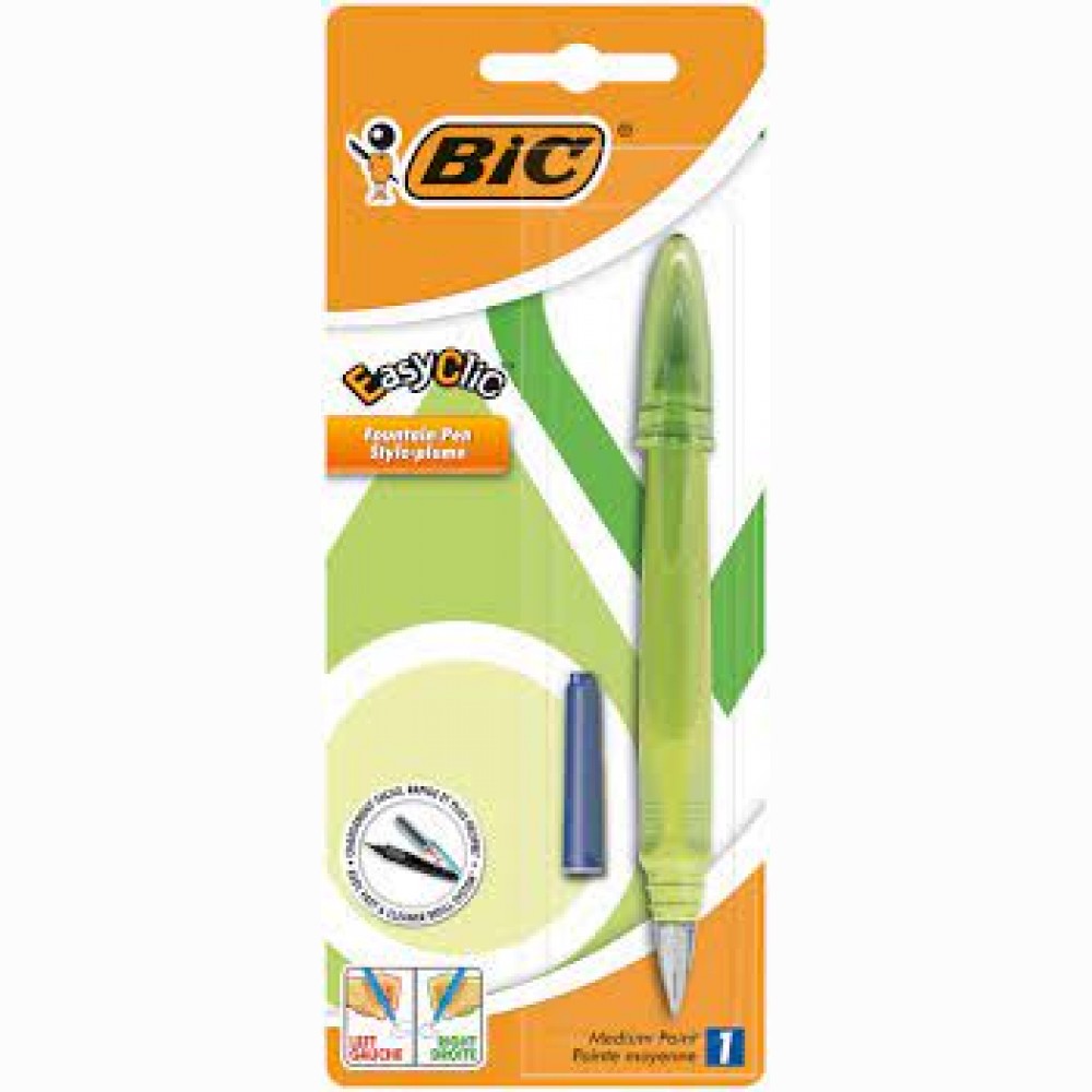 Plunksnakotis BIC Easy Clic FP Khaki, blisteryje