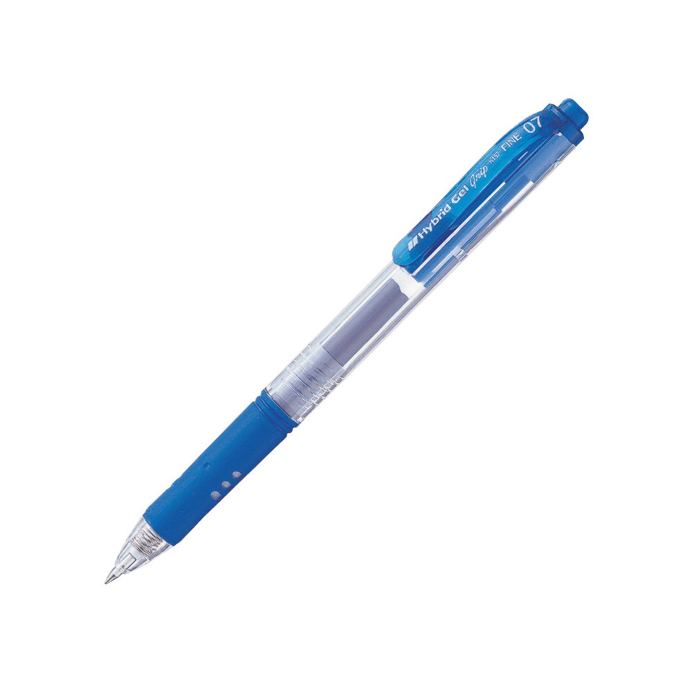Automatinis rašiklis PENTEL HYBRID GEL GRIP K157, 0,7 mm., mėlyna