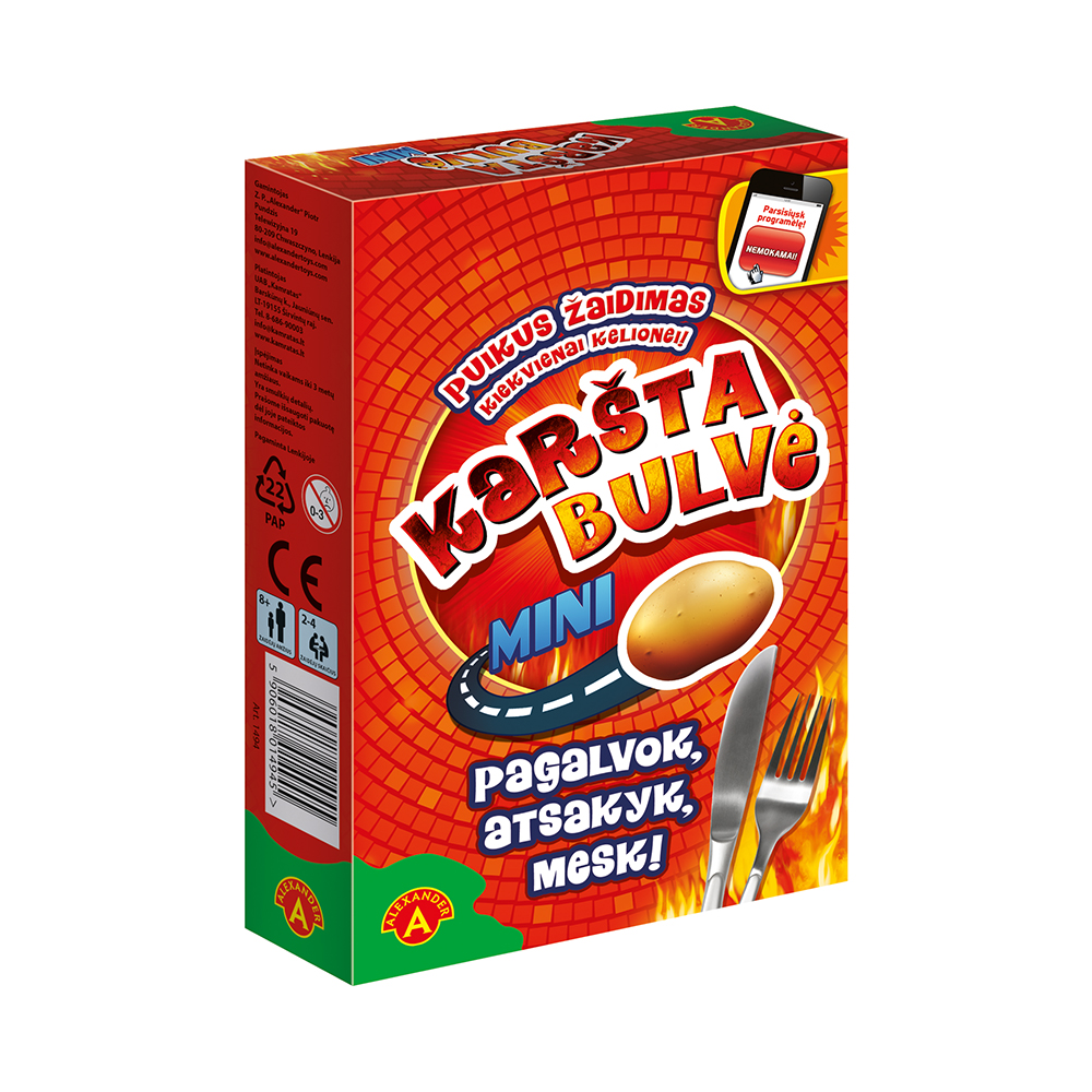 Žaidimas Karšta bulvė (mini)