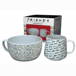 FRIENDS - Pusryčių rinkinys  Puodelis + Dubenėlisl - Doodle