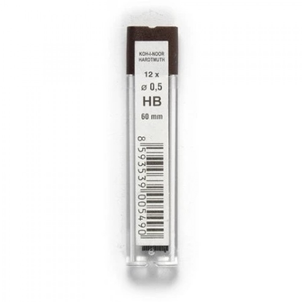 Atsargos automatiniam  pieštukui KOH-I-NOOR 0,5 HB 1520HB