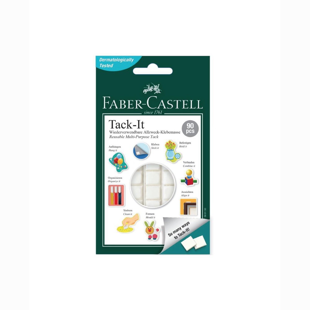 Montavimo kvadratėliai Faber-Castell,balti