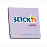 Lipnūs lapeliai Stick“N 21403, 76x76mm, 100 lapelių , violetinės spalvos