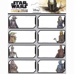 The Mandalorian lipdukai sąsiuviniams