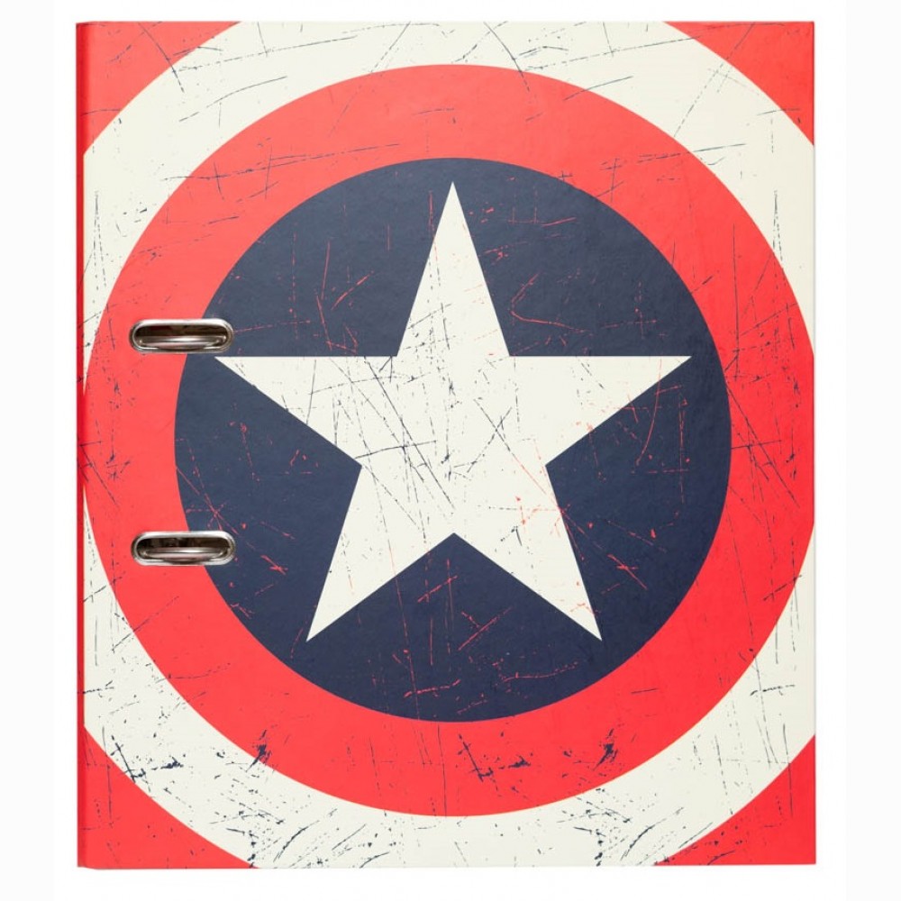 Marvel Captain America Shield žiedinis segtuvas