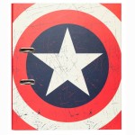 Marvel Captain America Shield žiedinis segtuvas