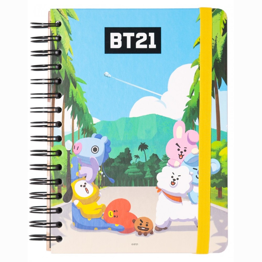 BT21 A5 Užrašų knygutė kietu viršeliu
