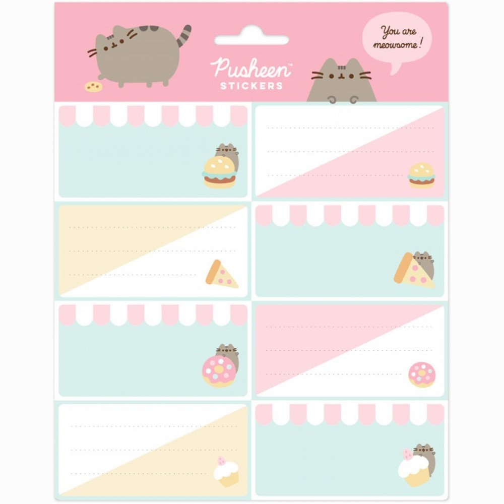 Pusheen Foodie Collection lipdukai sąsiuviniams