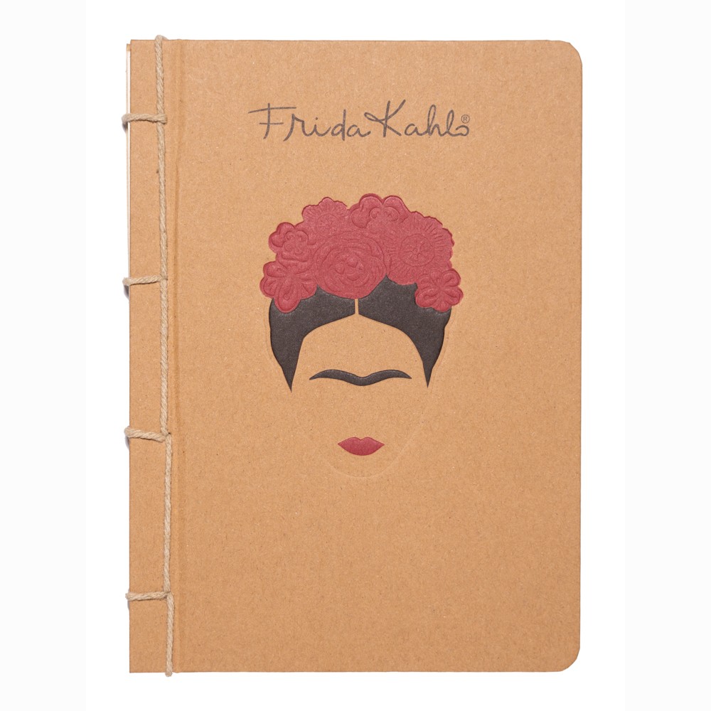 FRIDA KAHLO ECOFRIENDLY A5 Užrašų knygutė kietu viršeliu 