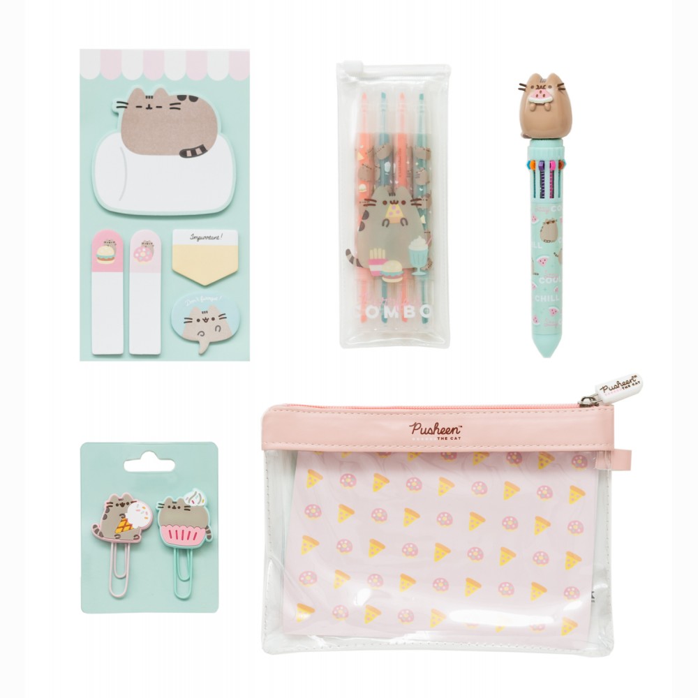 Pusheen Foodie Collection kanceliarinis rinkinys