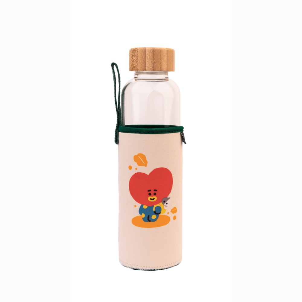 BT21 TATA stiklinė gertuvė
